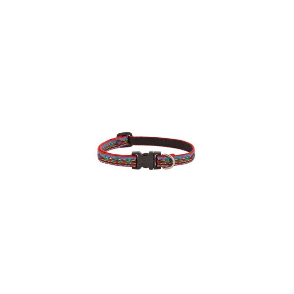 Lupine Dog Collar, El Paso Pattern, Adjustable For Puppies & Small Dogs Up To 10-Lbs. - 91535