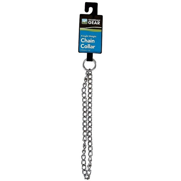 Boss Pet Boss Pet PDQ Choke Chain Collar, 2 mm Chain, 16 in L Collar, Steel - 12716