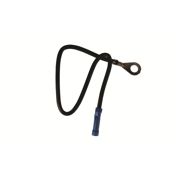 The Best Connection Fusible Link Wire - 16 AWG, Blk w/ 1/4" Stud 1 Pc - 209F