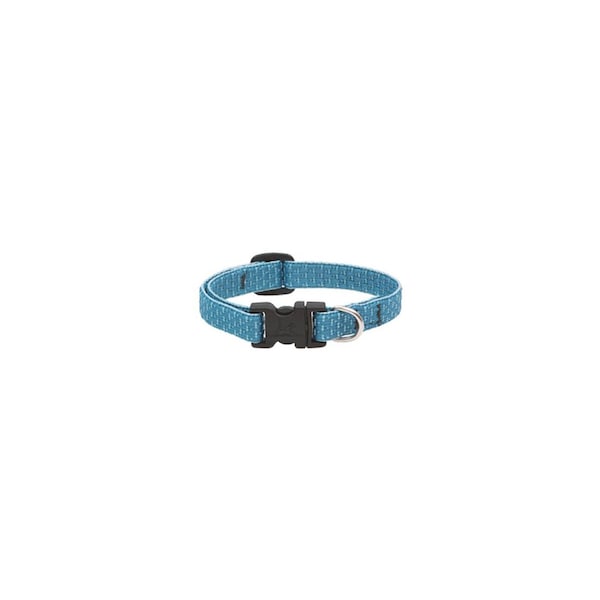 Lupine Eco Dog Collar, Adjustable, Tropical Sea, 1/2 x 8 to 12-In. - 36334