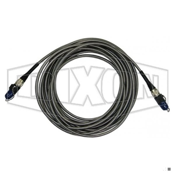 Dixon ADS Spillguard Armored Cable, 3 Pin Connector, For Use with ADS Spillguard System, 316 SS - A200CA3P25