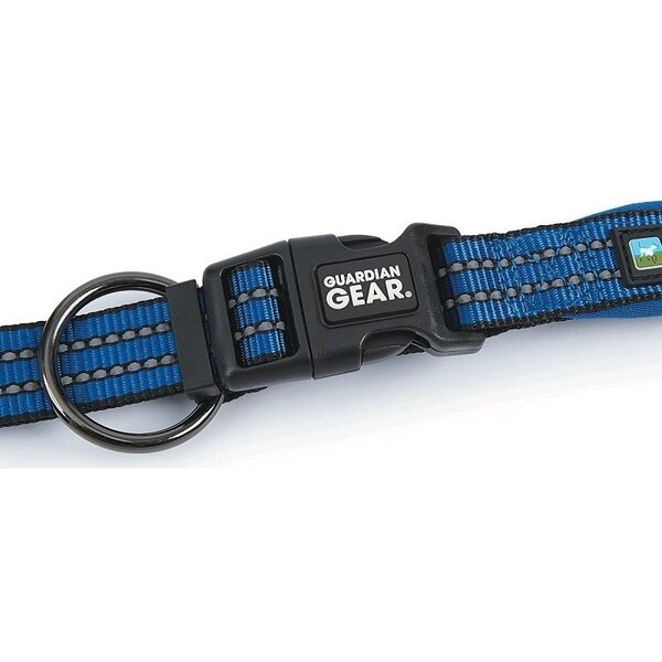 Guardian Gear Dog Collar, O-Ring Link, 12 to 19 in L Collar, Nylon, Royal Blue - ZA0006 12 19