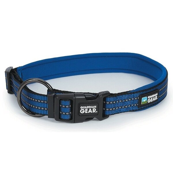 Guardian Gear Dog Collar, O-Ring Link, 12 to 19 in L Collar, Nylon, Royal Blue - ZA0006 12 19