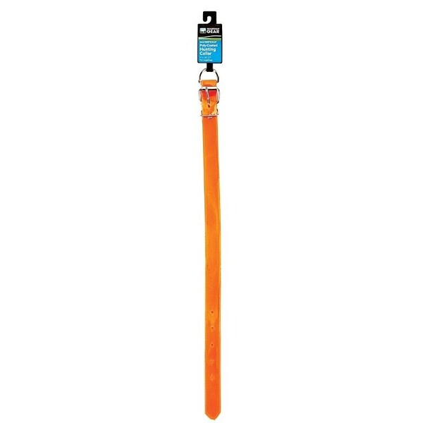 Boss Pet Boss Pet Dog Collar, 21 in L Collar, 1 in W Collar, Nylon, Orange - 2052124