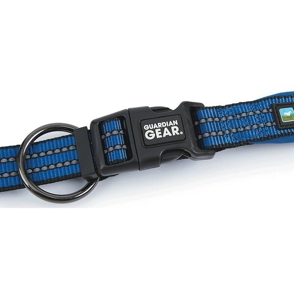 Guardian Gear Dog Collar, O-Ring Link, 24 to 19 in L Collar, Nylon, Royal Blue - ZA0006 24 19