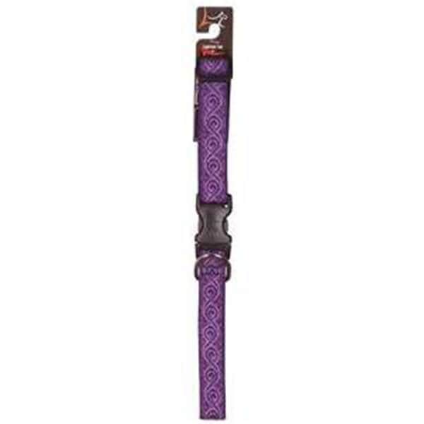 Lupine Pet Lupine  1x 16-28 in. Jelly Roll Adjustable Dog Collar - 223734