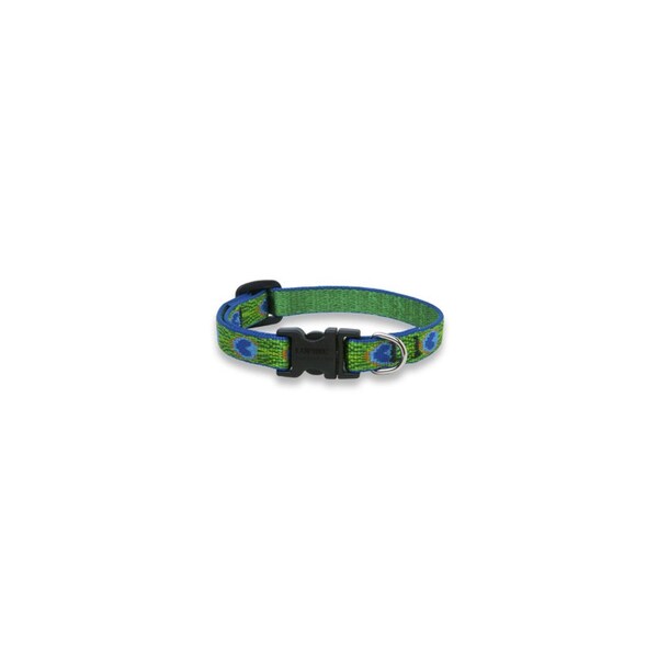Lupine Dog Collar, Adjustable, Tail Feather, 1/2 x 10 to 16-In. - 32635