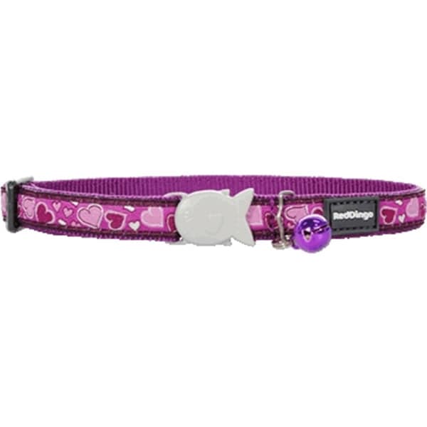 Red Dingo Cat Collar Design Breezy Love Purple - RE437088
