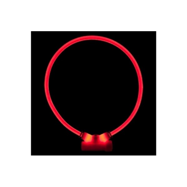 Petpath Lumitube Illuminated Dog Safety Collar, Bright Red - Large To XL - PE2643750