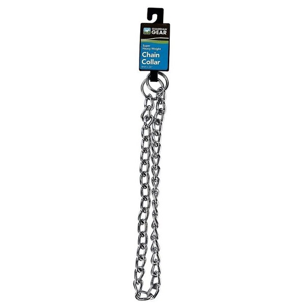 Guardian Gear Dog Chain Collar, 24 in L Collar, 4 mm W Collar - 12624