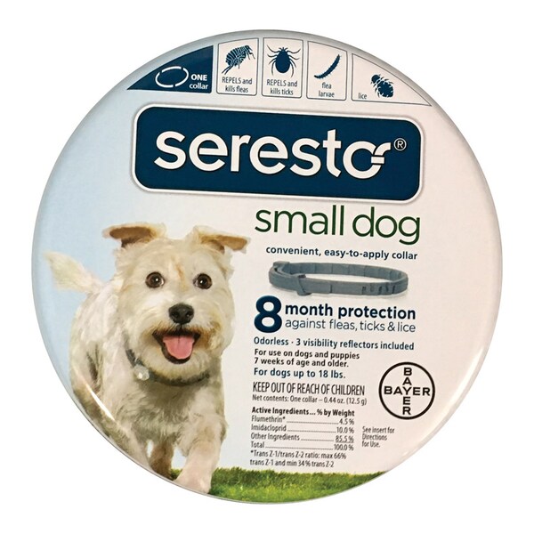 Bayer Elanco Seresto Solid Dog Flea and Tick Collar Imidacloprid/Flumethrin 0.44 oz - 81857944-SSD