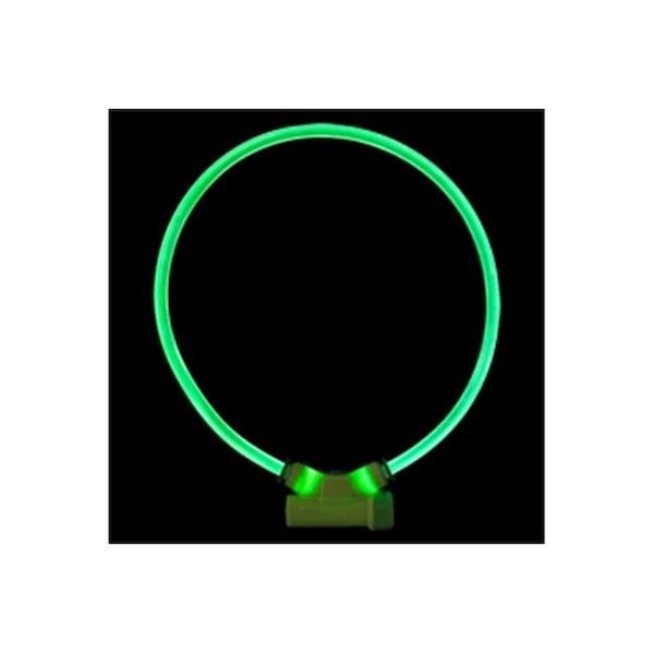 Red Dingo Red Dingo LT-ZZ-GR-LG Lumitube Illuminated Dog Safety Collar; Bright Green - Large To XL - LT-ZZ-GR-LG