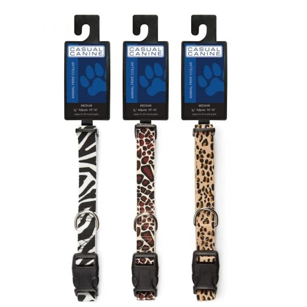Casual Canine 14-20 in. Animal Print Collar Giraffe - ZA15161 14 11