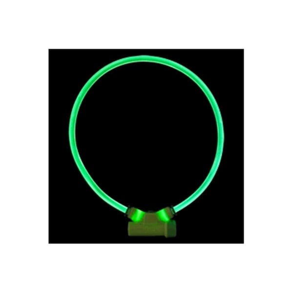 Petpath Lumitube Illuminated Dog Safety Collar, Bright Green - Large To XL - PE2643746