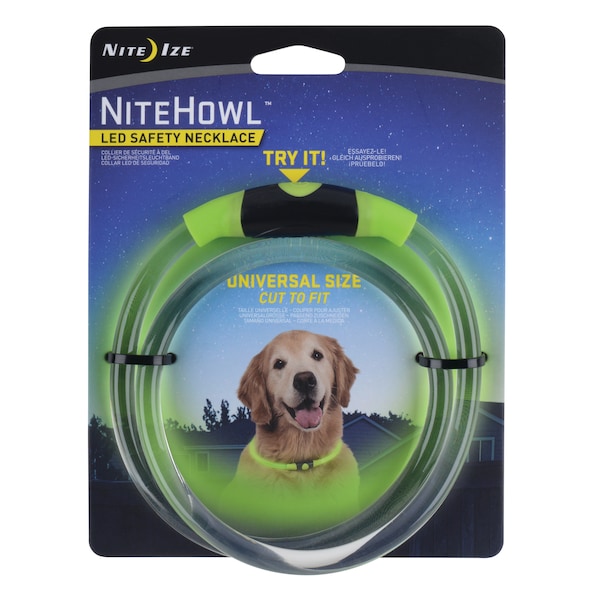Nite Ize 2023 Nite Ize Nitehowl Led Safety Necklace, Green - NIT-NHO-28-R3