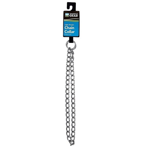 Boss Pet Boss Pet PDQ Choke Chain Collar, 2.5 mm Chain, 20 in L Collar, Steel - 12920