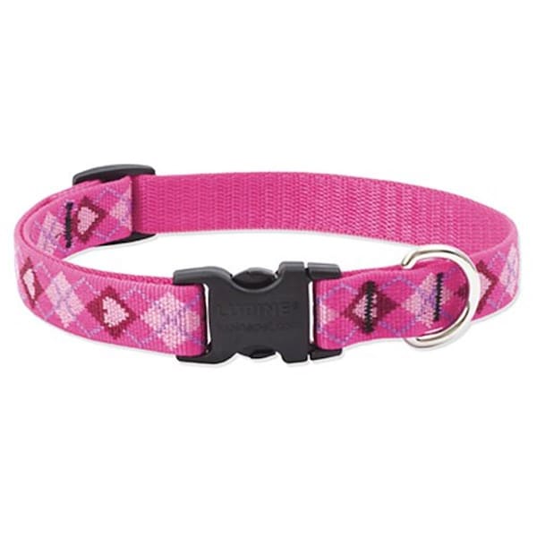 Petpalace 14201 .75 in. Puppy Love 9 in.14 in. Adj. Collar - PE845962