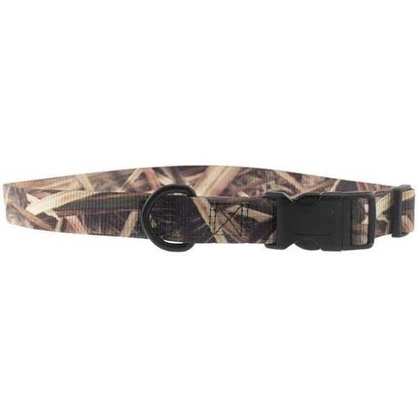 Tandy Leather Factory Leather Brothers 102QKN-BD 0.75 in. Kwkklp Adjustable 14-20 in. Blades Camo Collar - 102QKN-BD