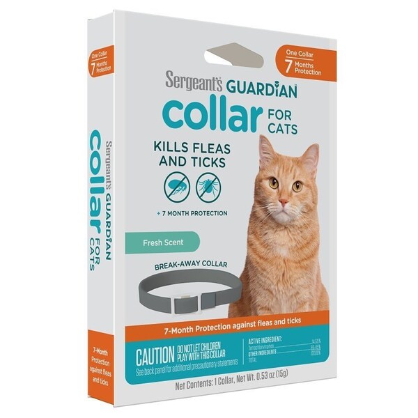 Sergeants Guardian Pro Flea and Tick Collar, >12 weeks Breed, Lasts up to: 7 months - 129
