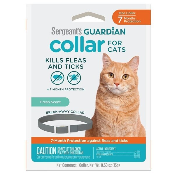 Sergeants Guardian Pro Flea and Tick Collar, >12 weeks Breed, Lasts up to: 7 months - 129
