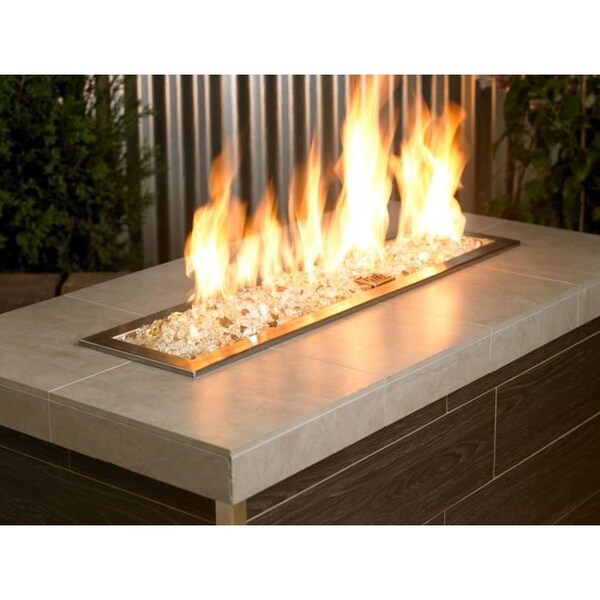 American Fire Glass 1/2 in Gold Reflective Fire Glass, 10 Lb Bag - AFF-GDRF12-10