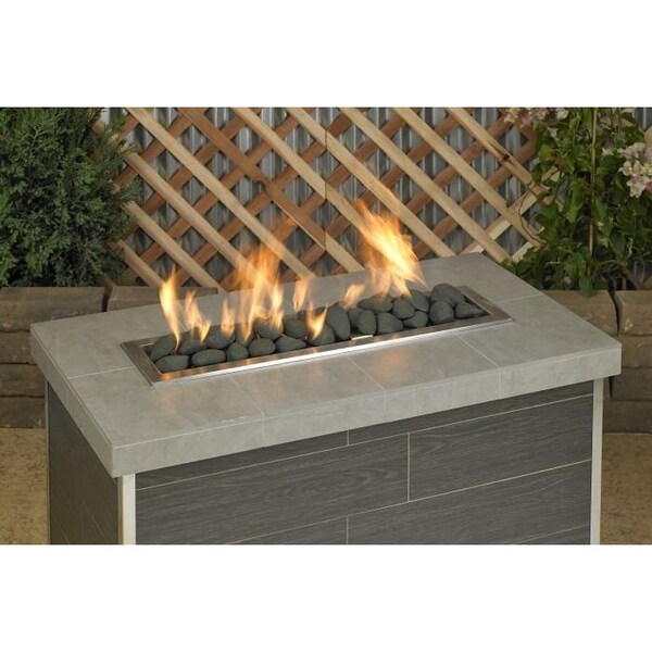 American Fire Glass Matte Black Lite Stones Set - 15 Stone Set - AFG-LSTONE-MB-15
