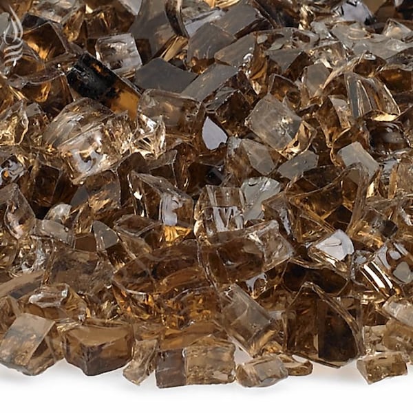 American Fire Glass 1/4 in Copper Fire Glass, 10 Lb Bag - AFF-COP-10