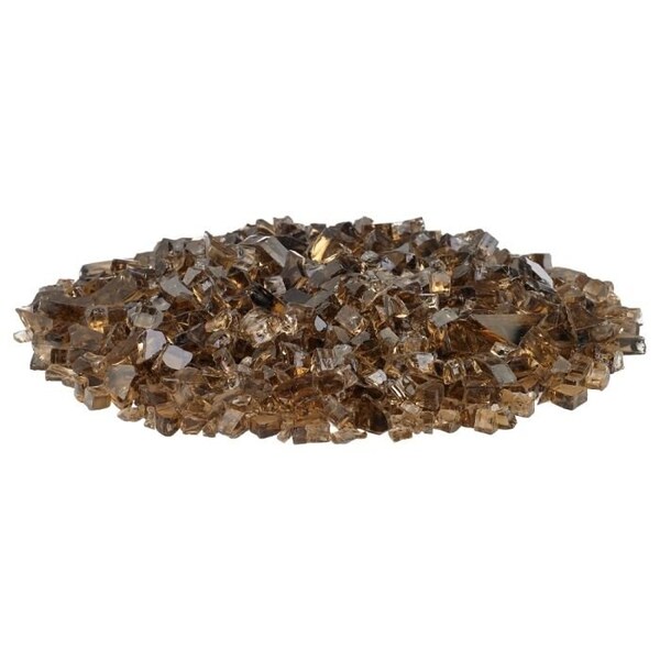 American Fire Glass 1/4 in Copper Fire Glass, 10 Lb Bag - AFF-COP-10