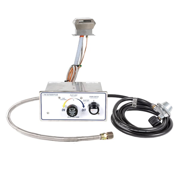The Outdoor Plus Flame Sense Valve with Push-button Spark Ignition and Propane - TOP-FSPBI-LP