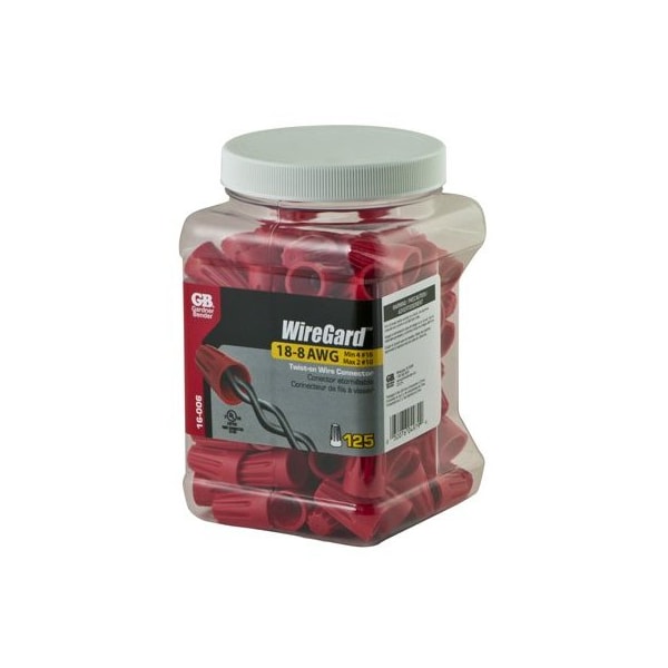 Ecm Industries 125PK RED GB6 Connector - 16-006N