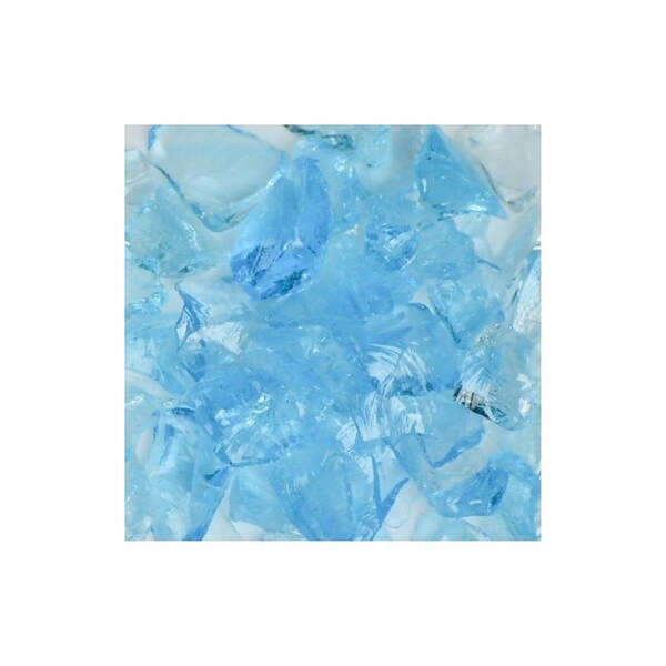 Calle Recycled Chunky Glass Crystal Turquoise - Medium - 0.5-1 in. - 50 lbs - CA2756150
