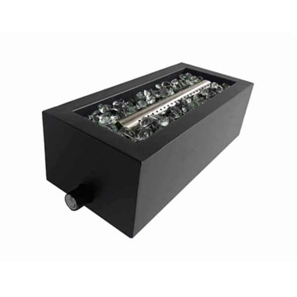 Bbq Innovations 14 in. Four Seasons Courtyard Stainless Steel Table Fire Pit - BB2669580