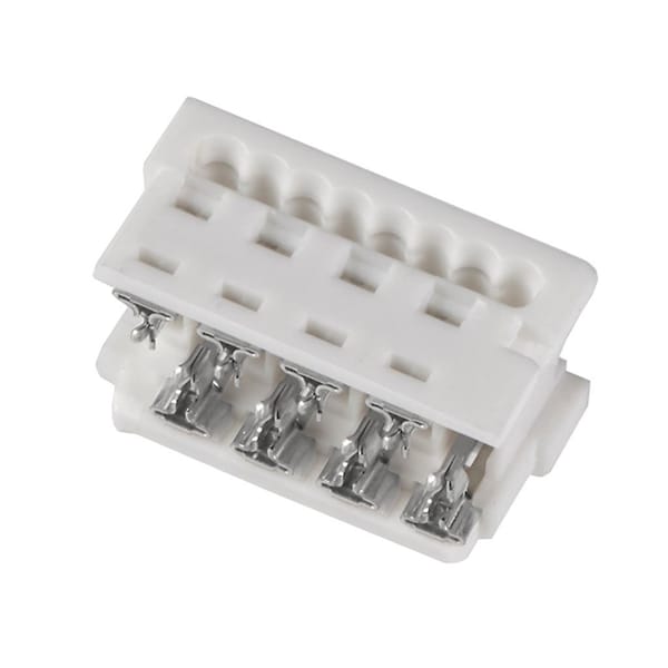 Molex Board Connector, 8 Contact(S), 2 Row(S), Female, 0.1 Inch Pitch, Idc Terminal, Guide Slot, White - 903270308