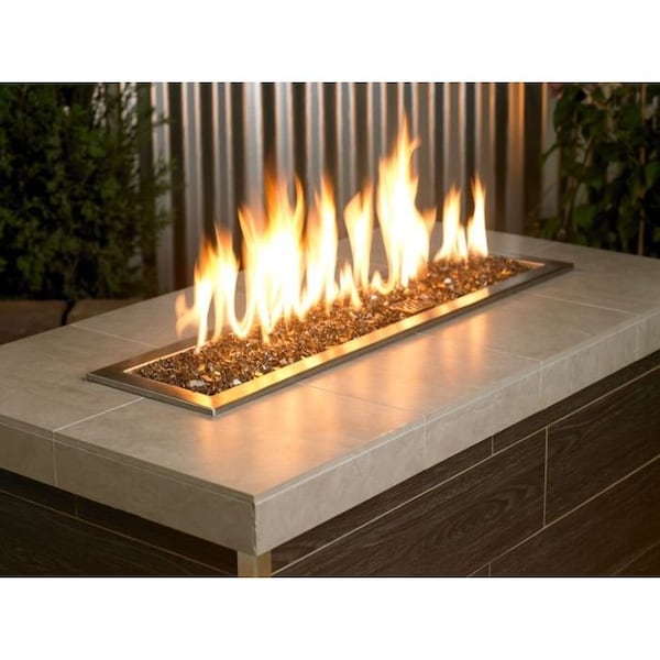 American Fire Glass 1/4 in Bronze Fire Glass, 10 Lb Bag - AFF-BRZ-10
