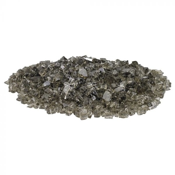 American Fire Glass 1/4 in Bronze Fire Glass, 10 Lb Bag - AFF-BRZ-10