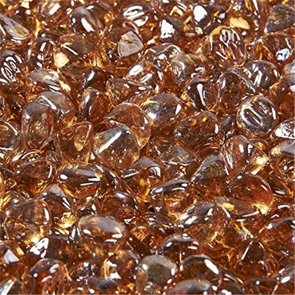 The Outdoor Greatroom Co OutdoorGreatroom Copper crystan fire Diamonds, Large, Copper - CFLD-C