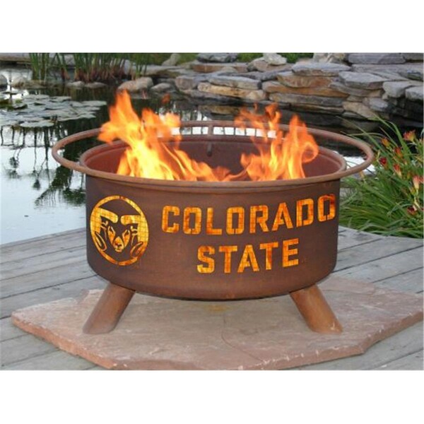 Patioplus Colorado State Fire Pit - Natural Rust - 50 lbs - PA3727129