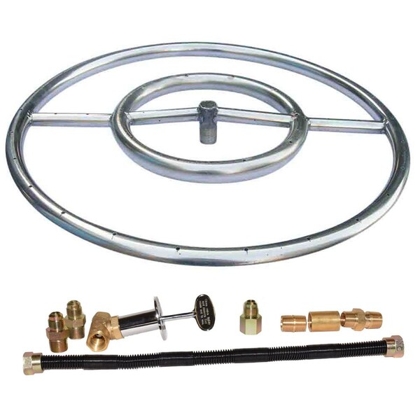 Sleep Ez 18 in. Stainless Steel Ring Pro-Kit Liquid Propane - SL3254408