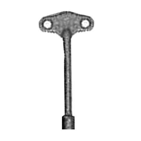 Rickis Rugs Song Wei Metal Mfg. Co. NKY.24.BRS Hargrove 24 Inch Brass Key With 1/4 Inch -5/16 Inch Socket End - RI2213181