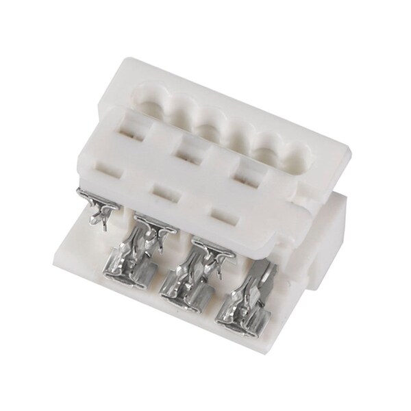 Molex Board Connector, 6 Contact(S), 2 Row(S), Female, 0.1 Inch Pitch, Idc Terminal, Guide Slot, White - 903270306