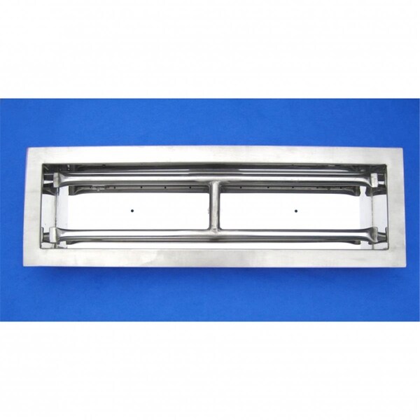 Blueprints SS Dual Flame Flanged Burner, 18 in. - BL2646327