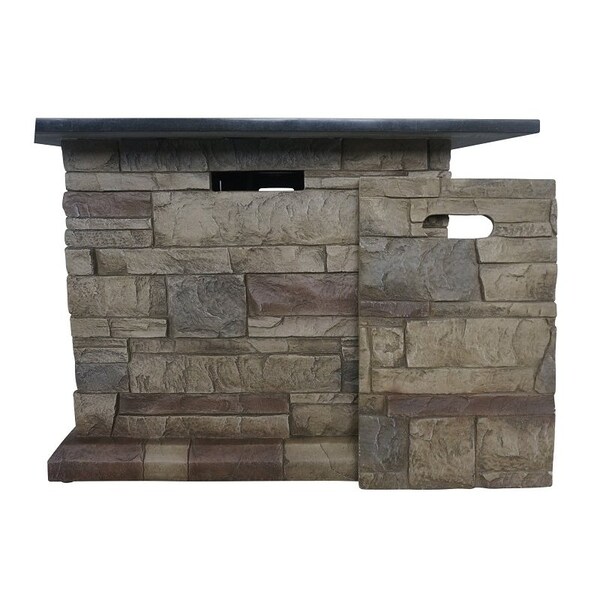 Seasonal Trends Morgan Hill Fire Table, 3412 in W, Square Table - 52075
