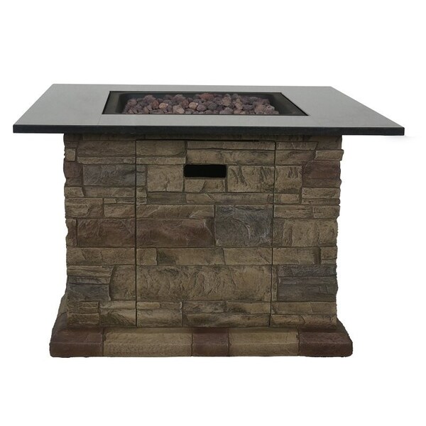 Seasonal Trends Morgan Hill Fire Table, 3412 in W, Square Table - 52075