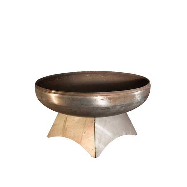 Ohio Flame OF36LTYSB 36 dia Liberty Natural Steel Standard Base Fire Pit - OF36LTY_SB