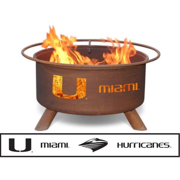 Patina Products University of Miami Fire Pit - F225