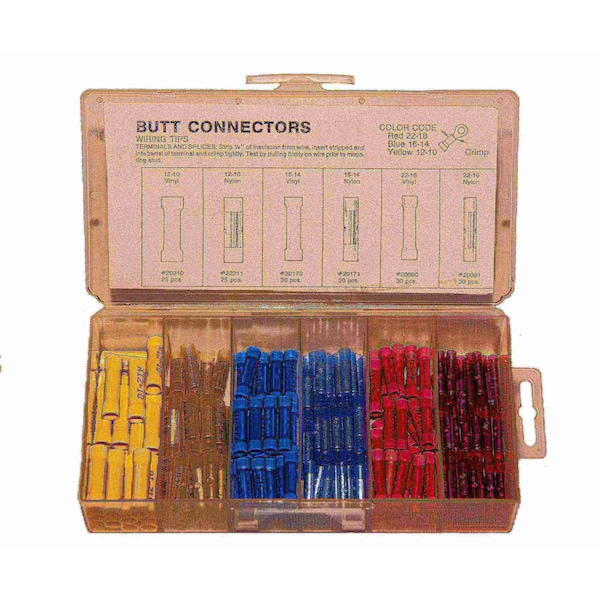 Kit de 170 conectores de crimpado para terminal Hillsdale, PK2 - 5990-170