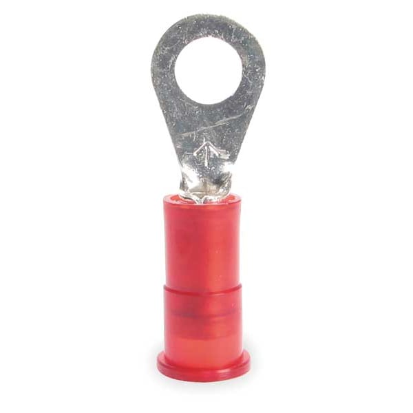 Terminal de anillo de nylon de calibre 22-18 para tornillo #8, paquete con 100 piezas - MNG18-8R/LX