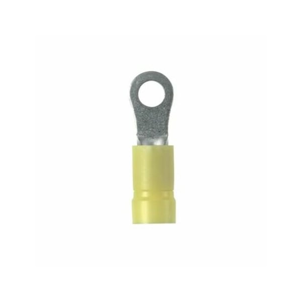 Terminal de anillo de vinilo Panduit 12-10 AWG para perno #8, paquete de 500 - PV10-8R-D