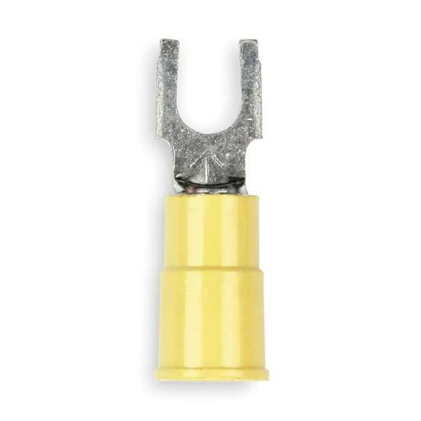 Terminal de horquilla de bloque de vinilo 12-10 AWG #8 Stud PK25 - BFV10-8Q de 3M