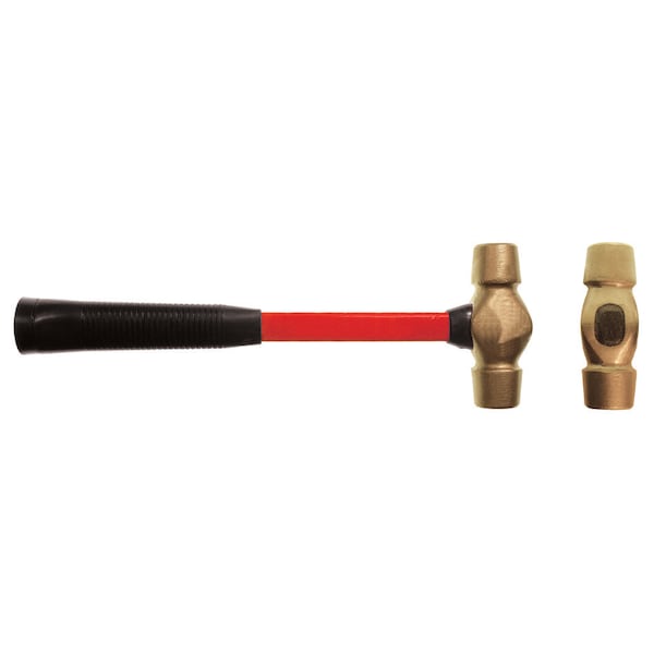 Cs Unitec Non Sparking Hammer, Double Face, 2 lb, Aluminum Bronze - EX103U-0200A